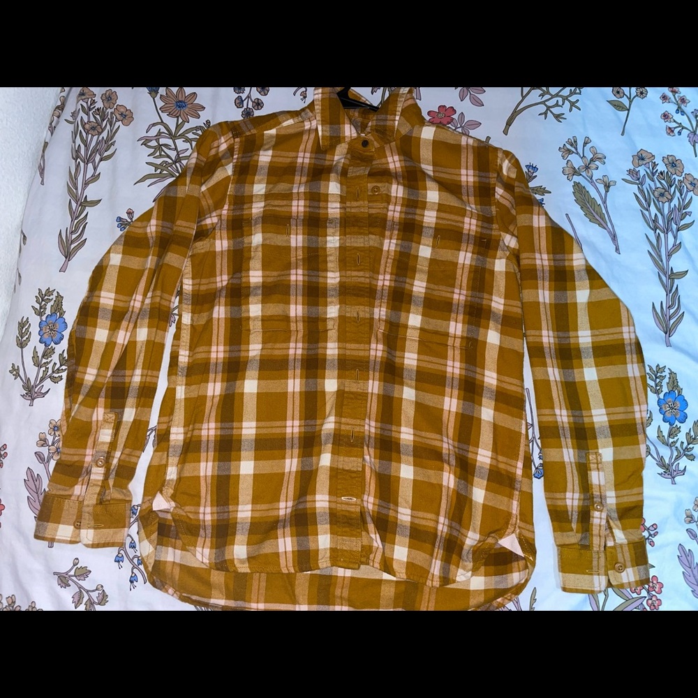 REI COOPERATIVE yellow flannel
